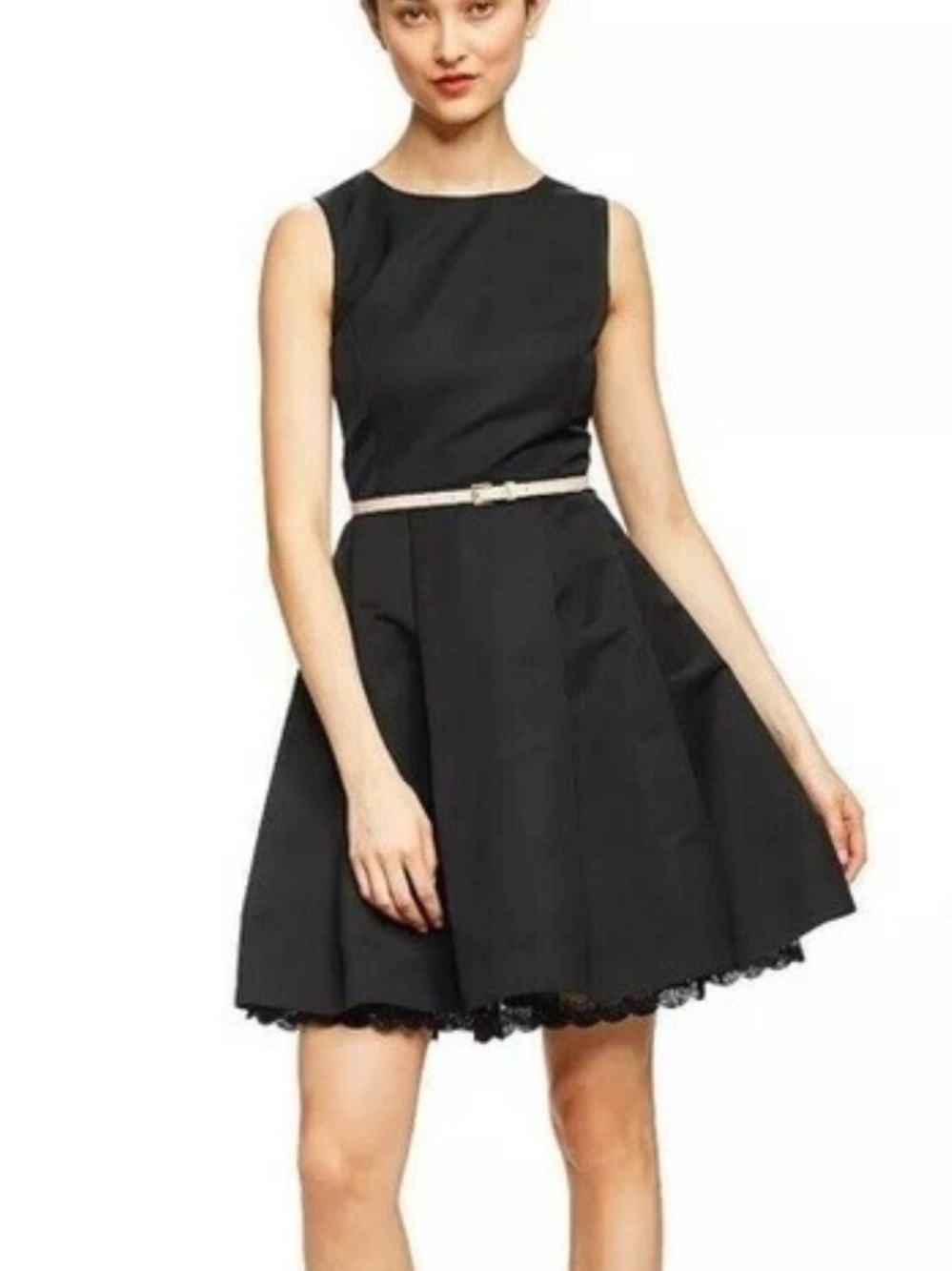 JASON WU for Target Size S Black Fit & Flare Sleeveless Black Dress NWT Flaw